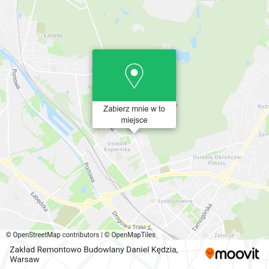 Mapa Zakład Remontowo Budowlany Daniel Kędzia