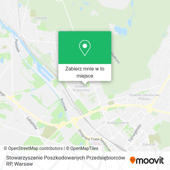 Mapa Stowarzyszenie Poszkodowanych Przedsiębiorców RP