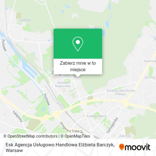 Mapa Esk Agencja Usługowo Handlowa Elżbieta Barczyk