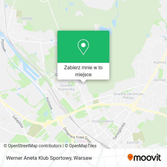 Mapa Werner Aneta Klub Sportowy