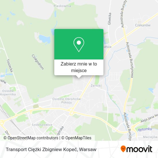 Mapa Transport Ciężki Zbigniew Kopeć