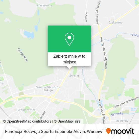 Mapa Fundacja Rozwoju Sportu Espanola Alevin