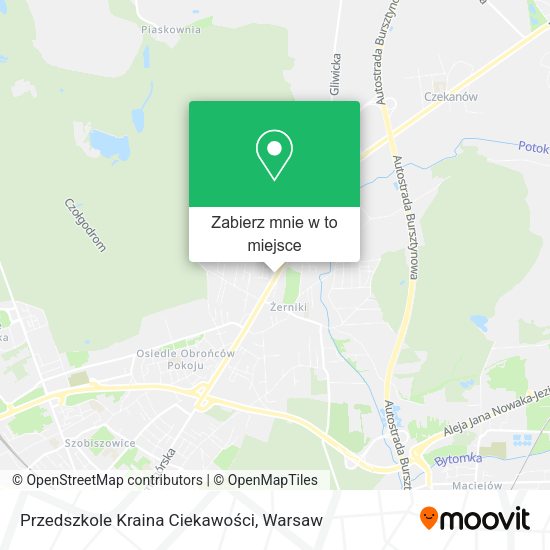 Mapa Przedszkole Kraina Ciekawości