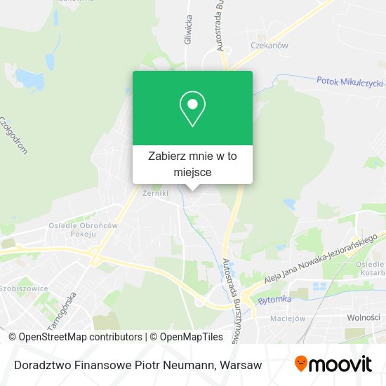 Mapa Doradztwo Finansowe Piotr Neumann