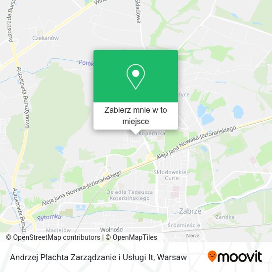 Mapa Andrzej Plachta Zarządzanie i Usługi It