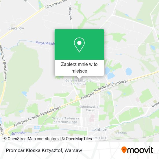 Mapa Promcar Kloska Krzysztof