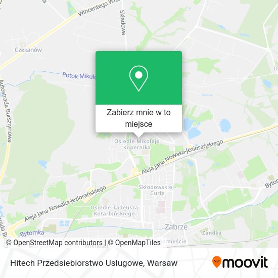 Mapa Hitech Przedsiebiorstwo Uslugowe