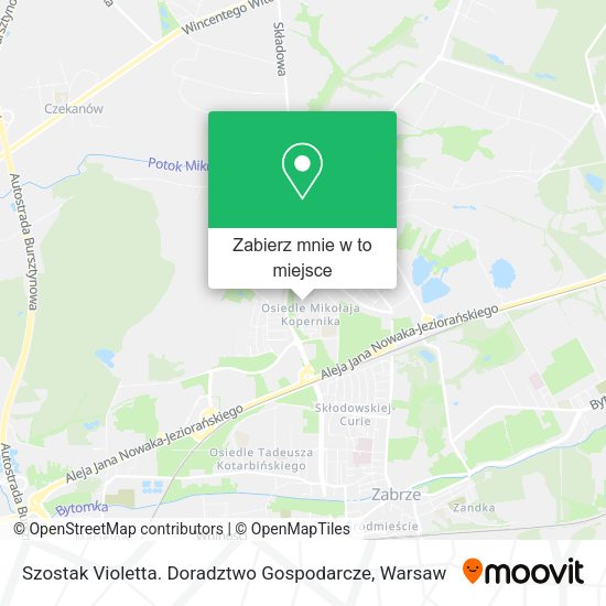 Mapa Szostak Violetta. Doradztwo Gospodarcze