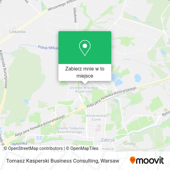 Mapa Tomasz Kasperski Business Consulting