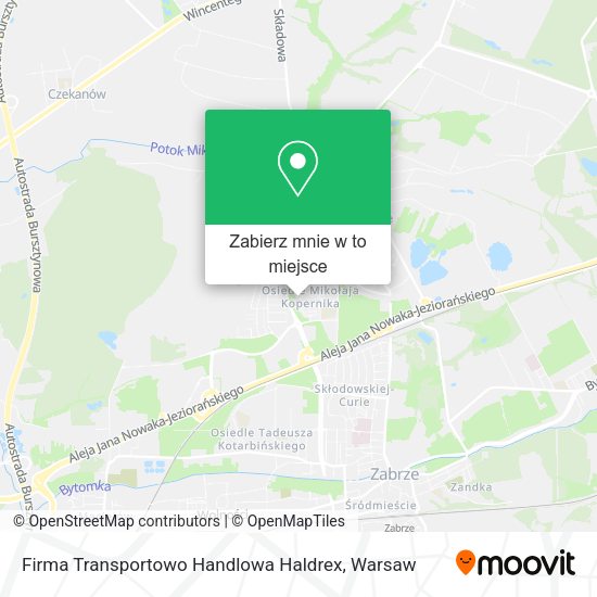 Mapa Firma Transportowo Handlowa Haldrex