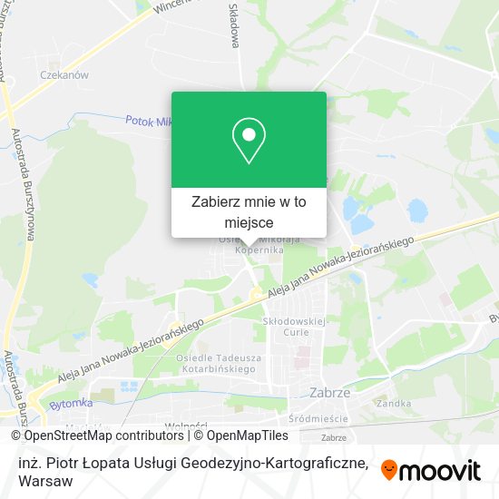 Mapa inż. Piotr Łopata Usługi Geodezyjno-Kartograficzne