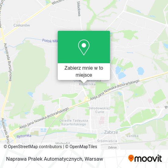 Mapa Naprawa Pralek Automatycznych