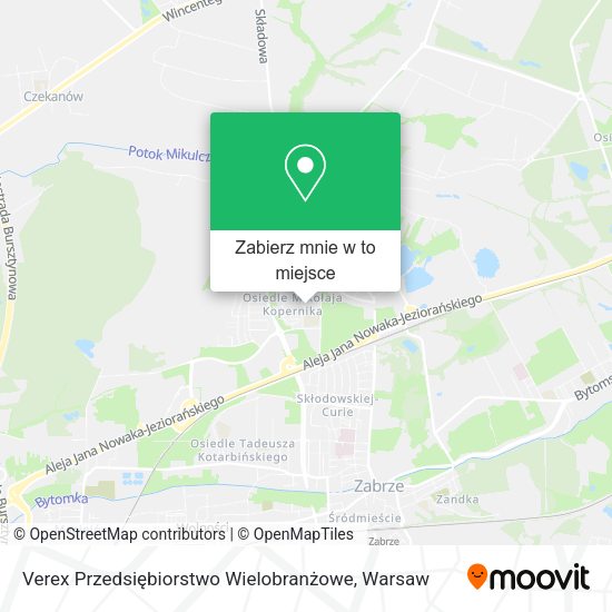 Mapa Verex Przedsiębiorstwo Wielobranżowe