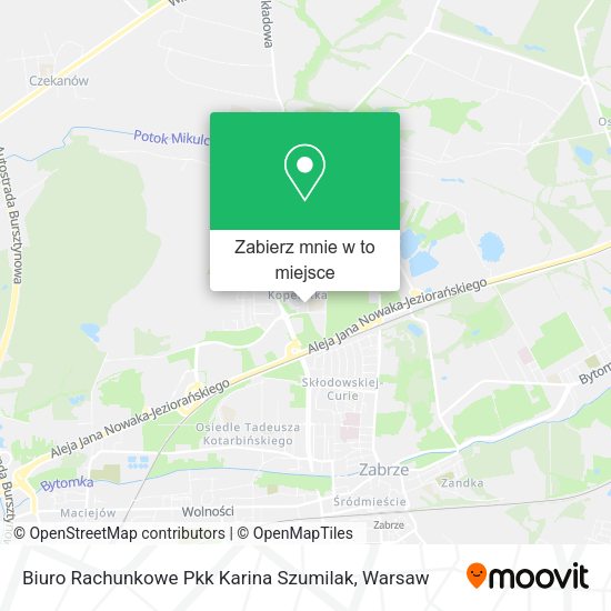 Mapa Biuro Rachunkowe Pkk Karina Szumilak