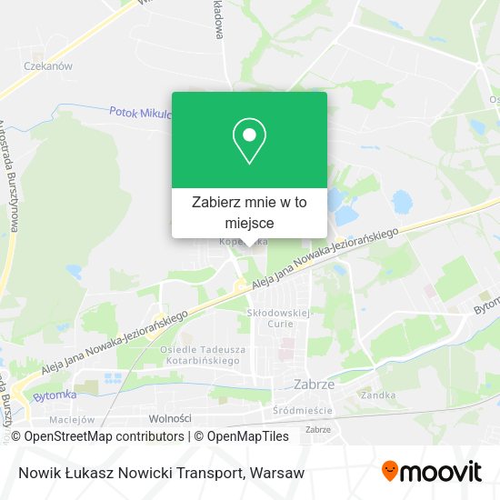 Mapa Nowik Łukasz Nowicki Transport