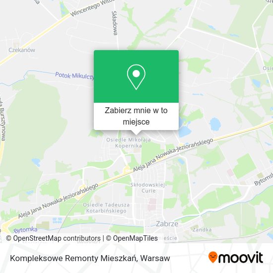 Mapa Kompleksowe Remonty Mieszkań