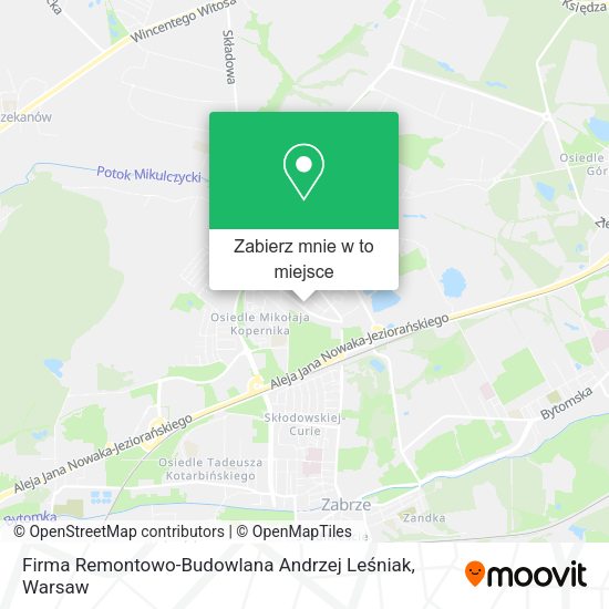 Mapa Firma Remontowo-Budowlana Andrzej Leśniak