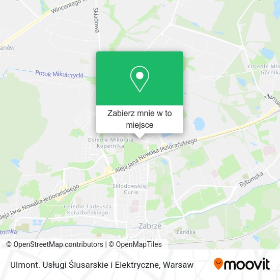 Mapa Ulmont. Usługi Ślusarskie i Elektryczne