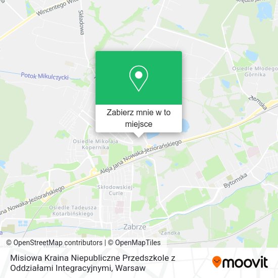 Mapa Misiowa Kraina Niepubliczne Przedszkole z Oddziałami Integracyjnymi