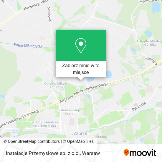 Mapa Instalacje Przemysłowe sp. z o.o.