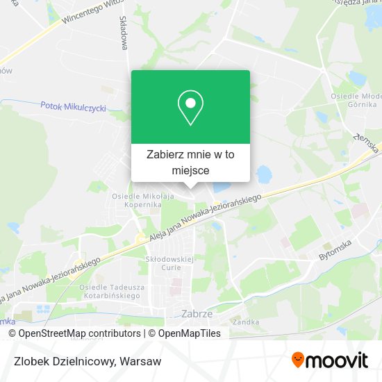 Mapa Zlobek Dzielnicowy