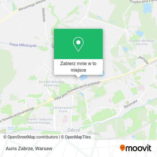 Mapa Auris Zabrze