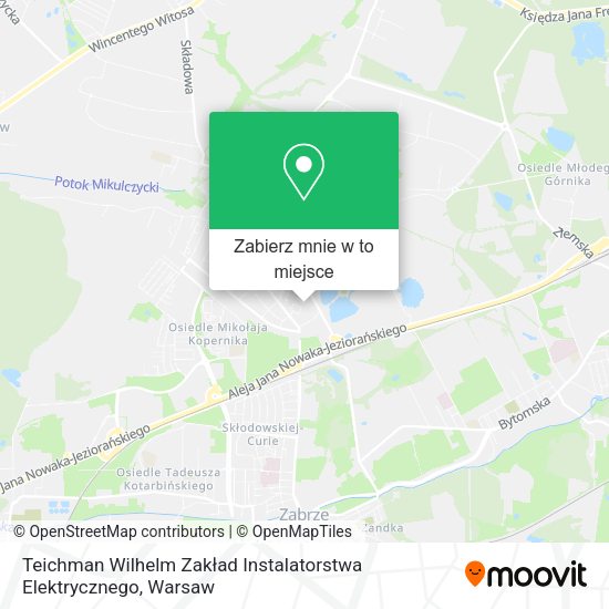 Mapa Teichman Wilhelm Zakład Instalatorstwa Elektrycznego