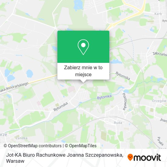 Mapa Jot-KA Biuro Rachunkowe Joanna Szczepanowska