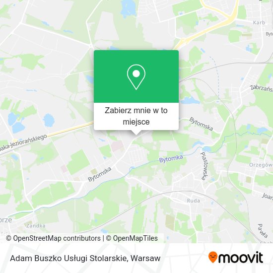 Mapa Adam Buszko Usługi Stolarskie