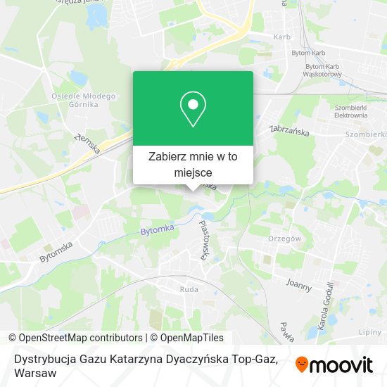 Mapa Dystrybucja Gazu Katarzyna Dyaczyńska Top-Gaz