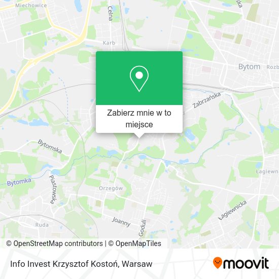 Mapa Info Invest Krzysztof Kostoń