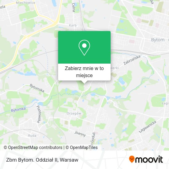 Mapa Zbm Bytom. Oddział II