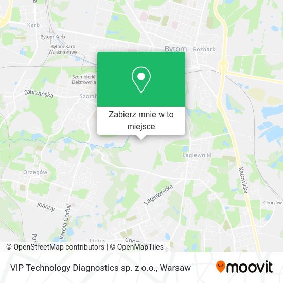 Mapa VIP Technology Diagnostics sp. z o.o.