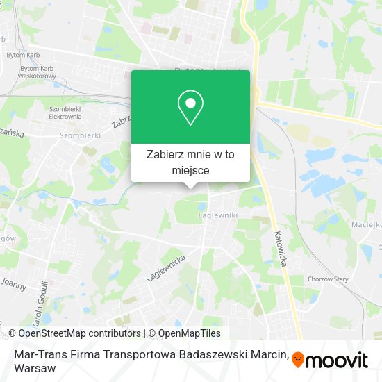 Mapa Mar-Trans Firma Transportowa Badaszewski Marcin