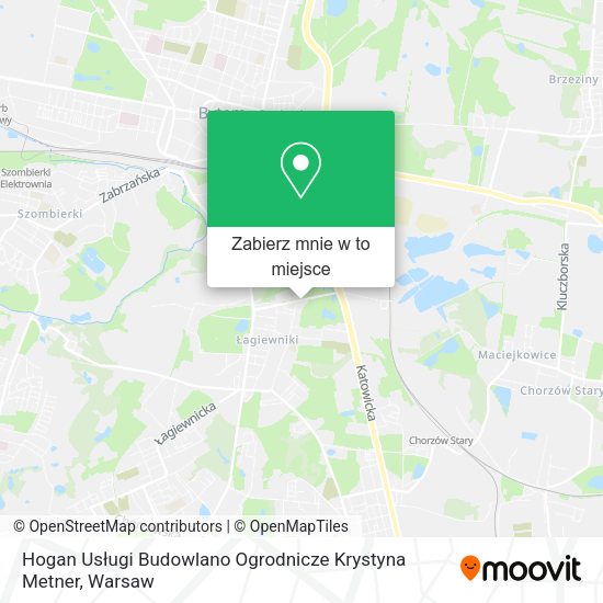 Mapa Hogan Usługi Budowlano Ogrodnicze Krystyna Metner