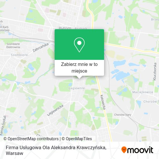 Mapa Firma Usługowa Ola Aleksandra Krawczyńska