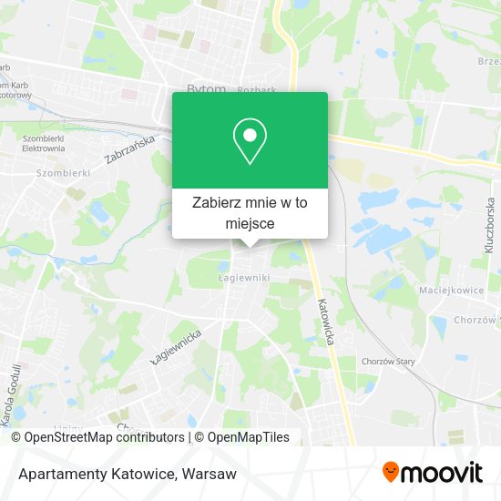 Mapa Apartamenty Katowice