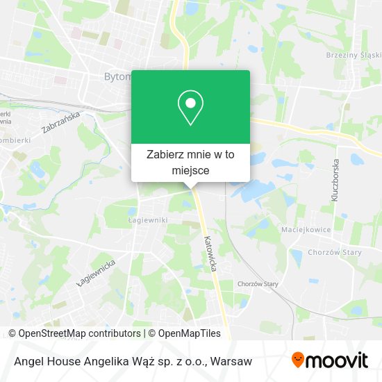 Mapa Angel House Angelika Wąż sp. z o.o.