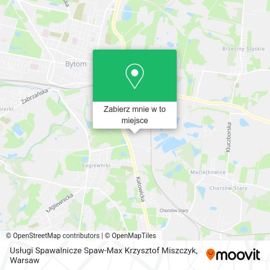 Mapa Usługi Spawalnicze Spaw-Max Krzysztof Miszczyk