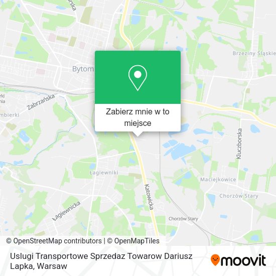 Mapa Uslugi Transportowe Sprzedaz Towarow Dariusz Lapka