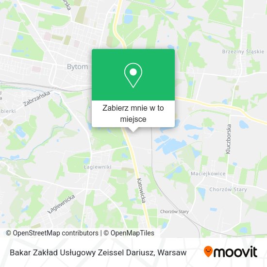 Mapa Bakar Zakład Usługowy Zeissel Dariusz