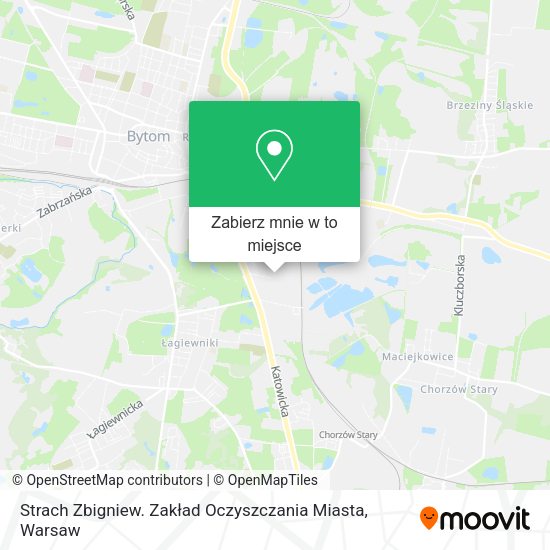 Mapa Strach Zbigniew. Zakład Oczyszczania Miasta