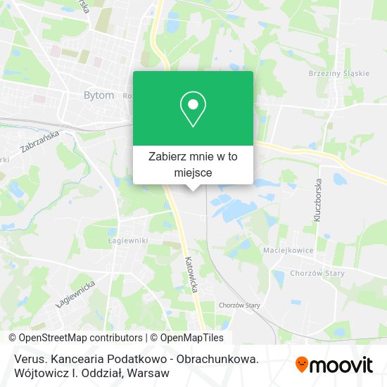 Mapa Verus. Kancearia Podatkowo - Obrachunkowa. Wójtowicz I. Oddział