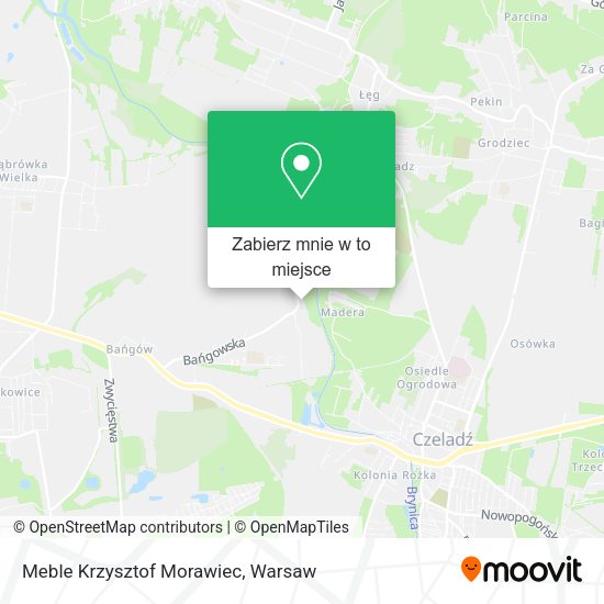 Mapa Meble Krzysztof Morawiec