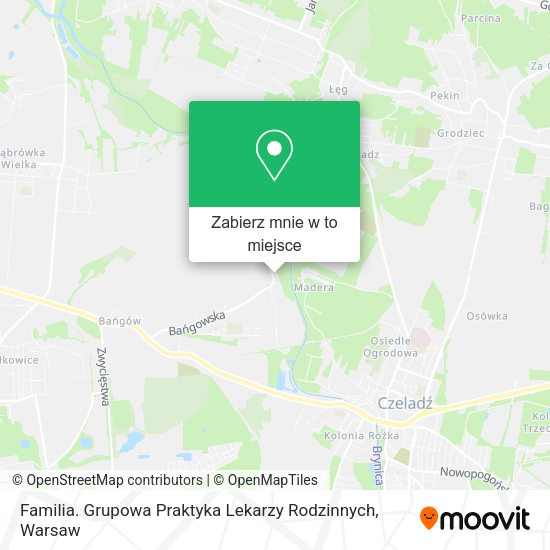 Mapa Familia. Grupowa Praktyka Lekarzy Rodzinnych