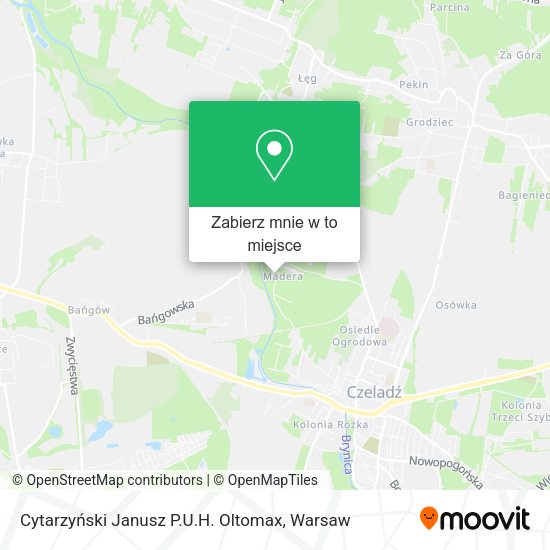 Mapa Cytarzyński Janusz P.U.H. Oltomax