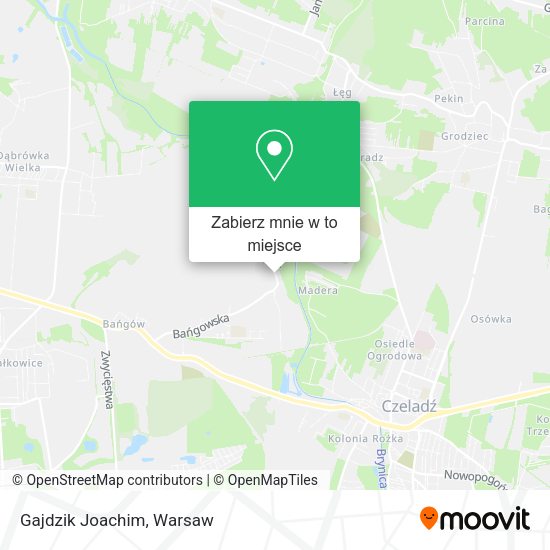 Mapa Gajdzik Joachim