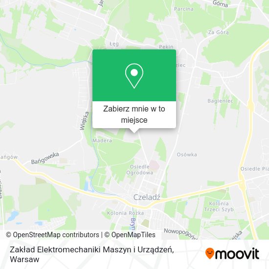 Mapa Zakład Elektromechaniki Maszyn i Urządzeń