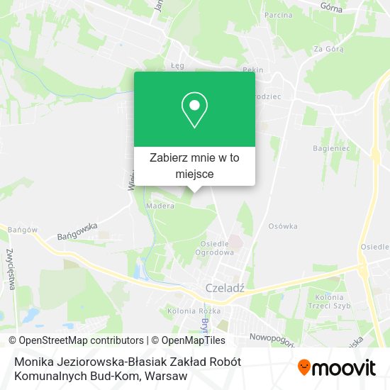 Mapa Monika Jeziorowska-Błasiak Zakład Robót Komunalnych Bud-Kom