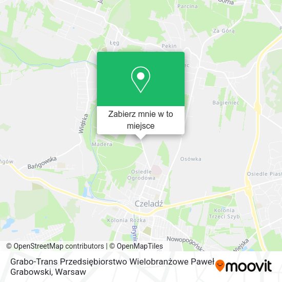 Mapa Grabo-Trans Przedsiębiorstwo Wielobranżowe Paweł Grabowski